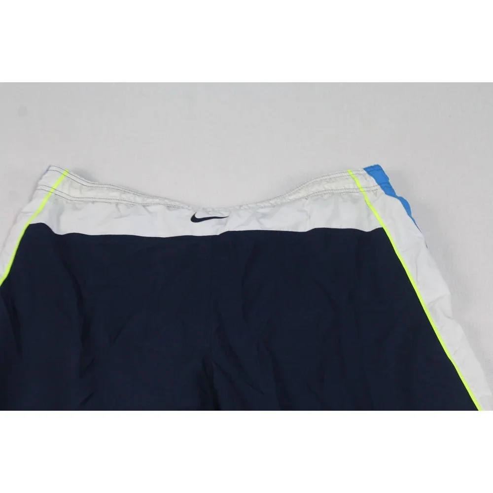 Nike Men Blue Board Shorts Trunk Dri Fit Summer Beach Casual Size XL